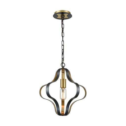 ELK Home - 33163/1 - One Light Pendant - Janis - Aged Brass