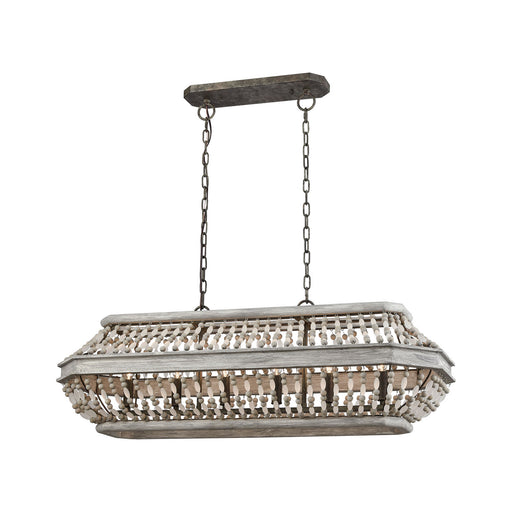 ELK Home - 33192/6 - Six Light Chandelier - Summerton - Washed Gray, Malted Rust, Malted Rust
