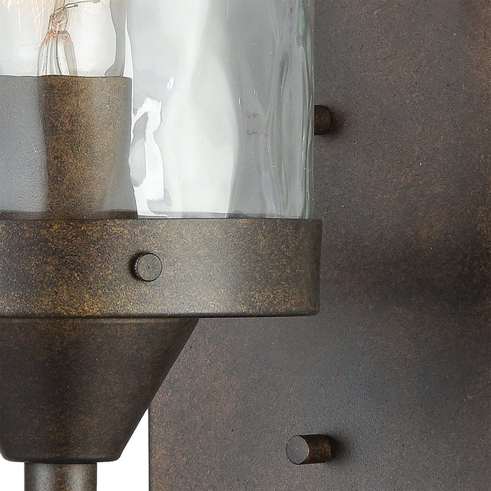 One Light Wall Sconce from the Torch collection in Hazelnut Bronze finish