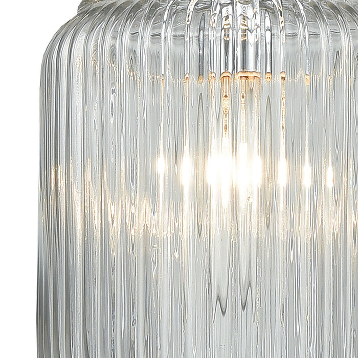 One Light Mini Pendant from the Dubois collection in Polished Chrome finish