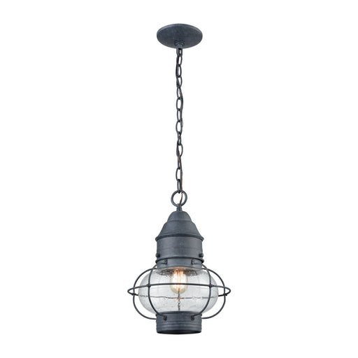 ELK Home - 57173/1 - One Light Outdoor Hanging Lantern - Onion - Aged Zinc