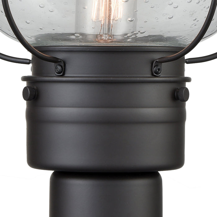 One Light Outdoor Post Lantern from the Onion collection in Oil Rubbed Bronze finish
