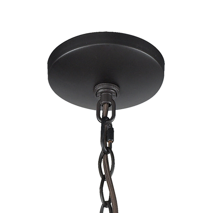 Eight Light Chandelier from the Centrifugal collection in Oil Rubbed Bronze finish