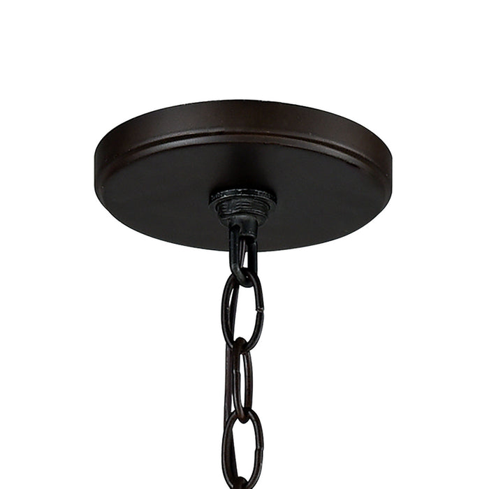12 Light Chandelier from the Decatur collection in Oil Rubbed Bronze finish