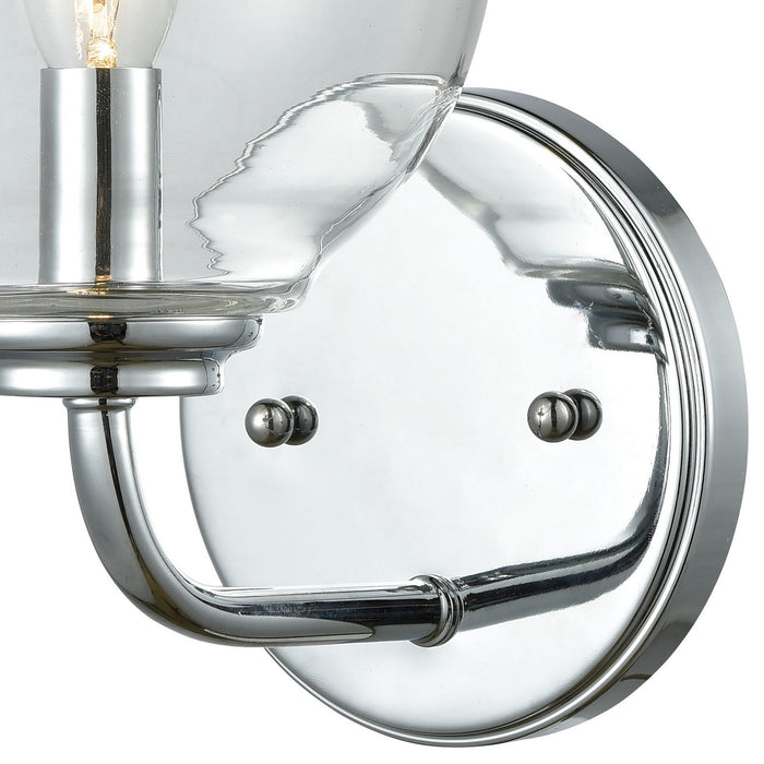 One Light Vanity Lamp from the Emory collection in Polished Chrome finish