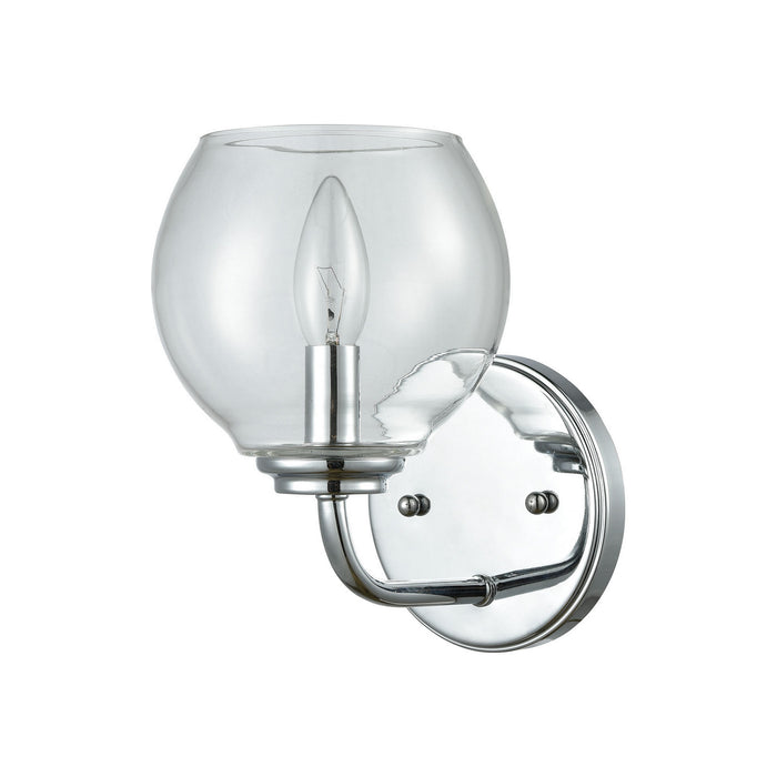 One Light Vanity Lamp from the Emory collection in Polished Chrome finish