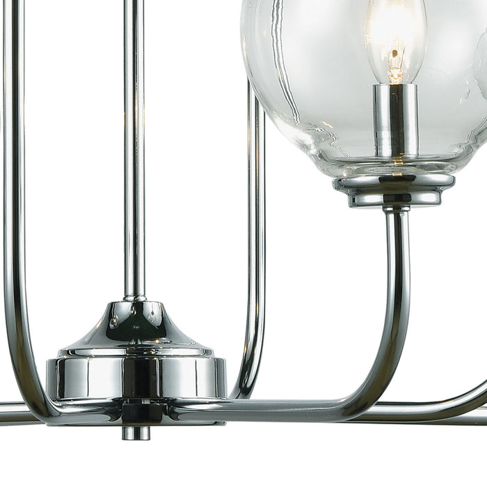 Eight Light Chandelier from the Emory collection in Polished Chrome finish