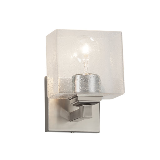 Justice Designs - FSN-8437-55-SEED-NCKL - Wall Sconce - Fusion - Brushed Nickel