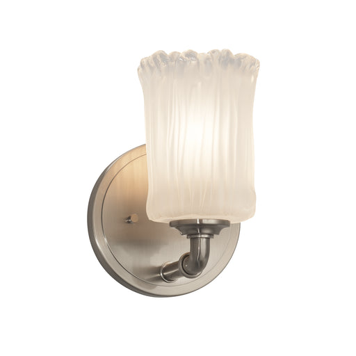 Justice Designs - GLA-8461-26-WHTW-NCKL - Wall Sconce - Veneto Luce™ - Brushed Nickel