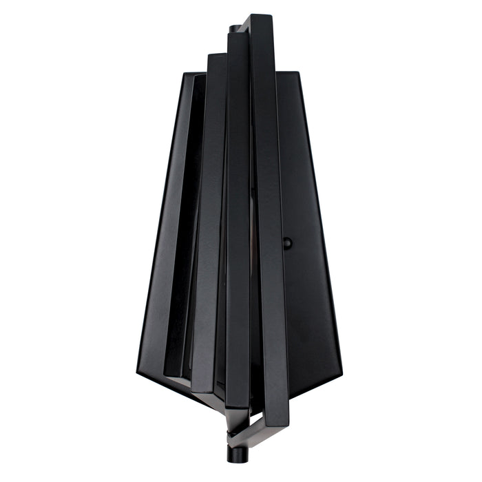 One Light Wall Sconce from the Gymnast collection in Black finish