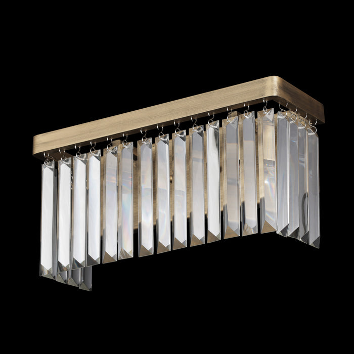 Two Light Bath from the Social Club collection in Havana Gold finish
