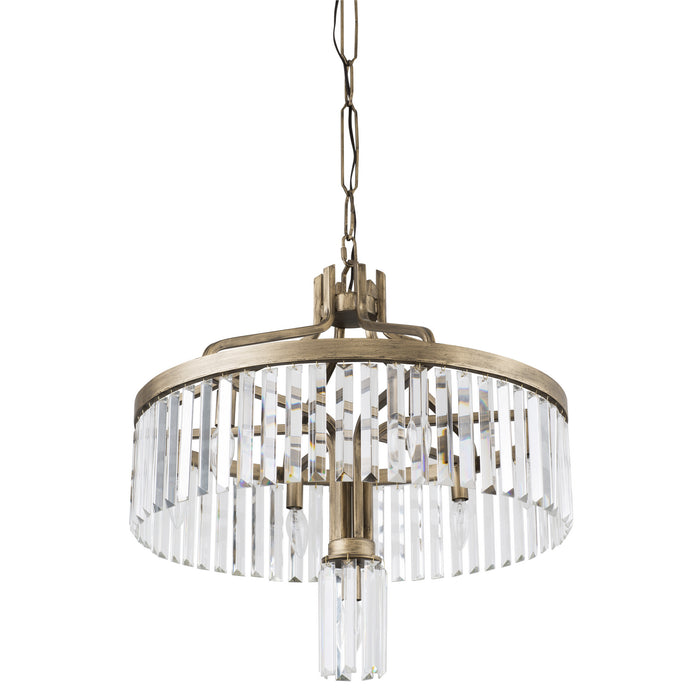 Seven Light Pendant from the Social Club collection in Havana Gold finish