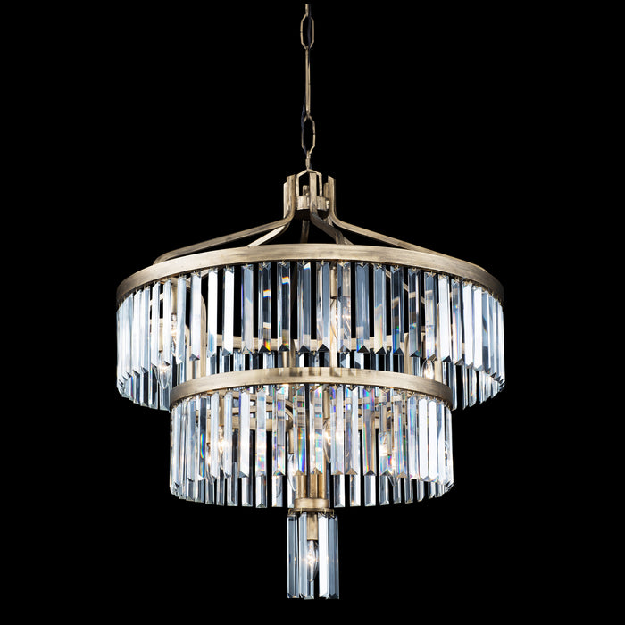 13 Light Pendant from the Social Club collection in Havana Gold finish