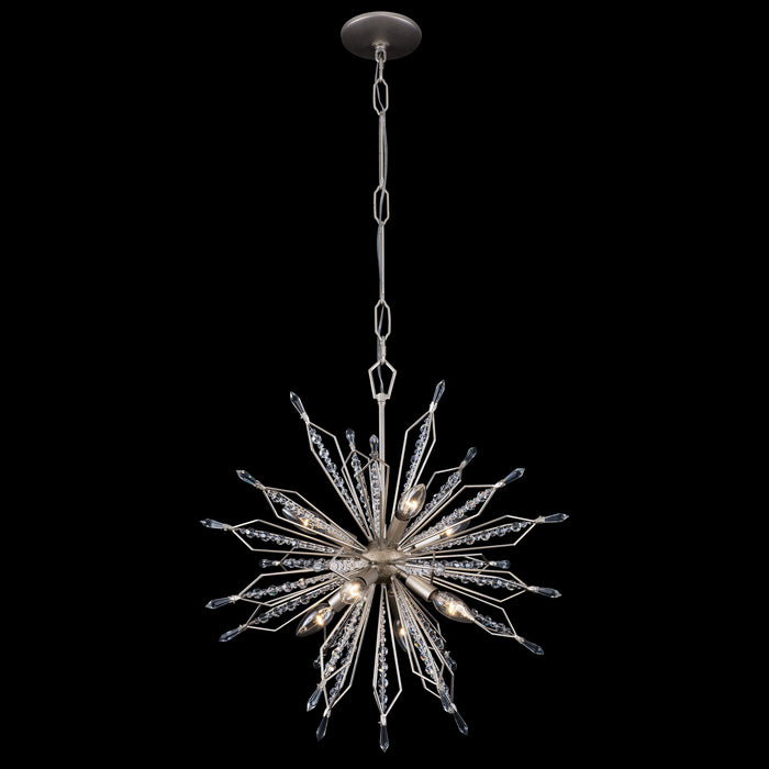 Eight Light Pendant from the Orbital collection in Gold Dust finish