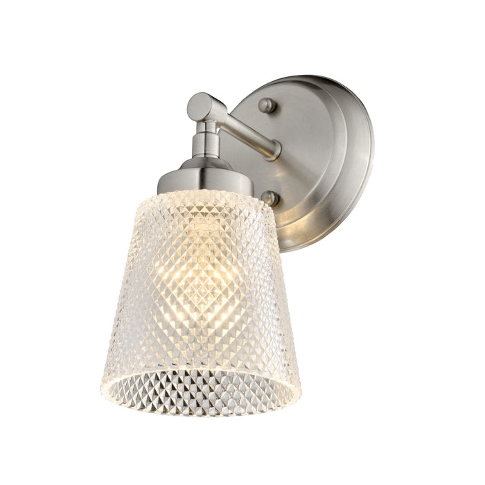 One Light Bath from the Westport collection in Brushed Nickel finish