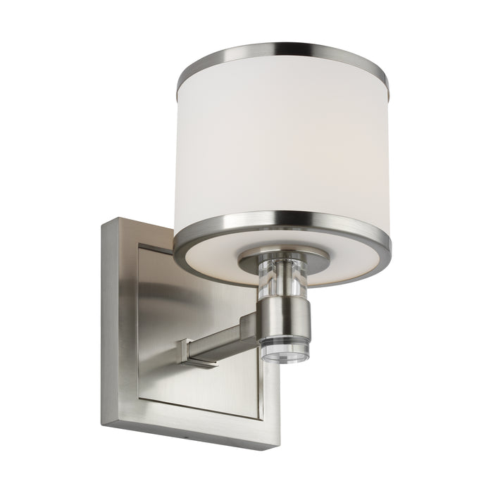 One Light Wall Sconce from the Winter Park collection in Satin Nickel finish