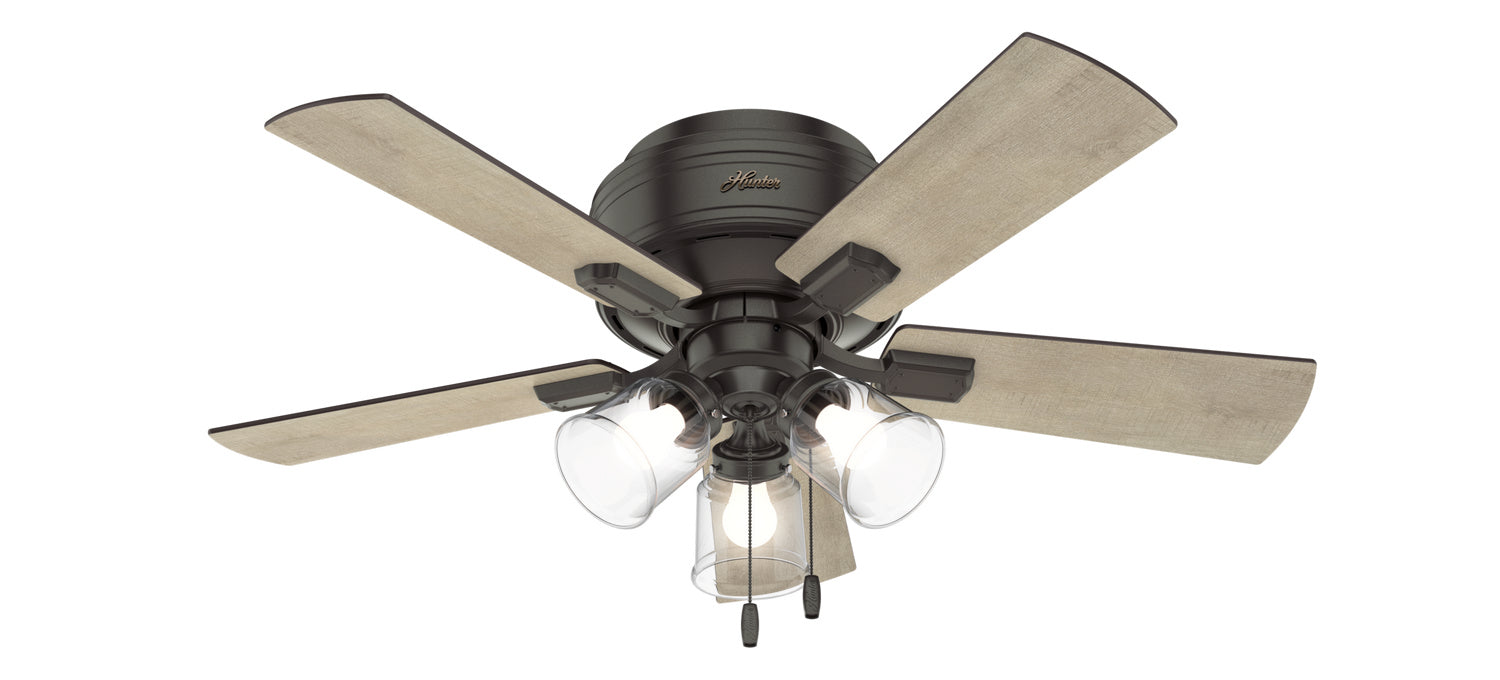 Hunter 42" Crestfield Ceiling Fan with LED Light Kit and Pull Chains