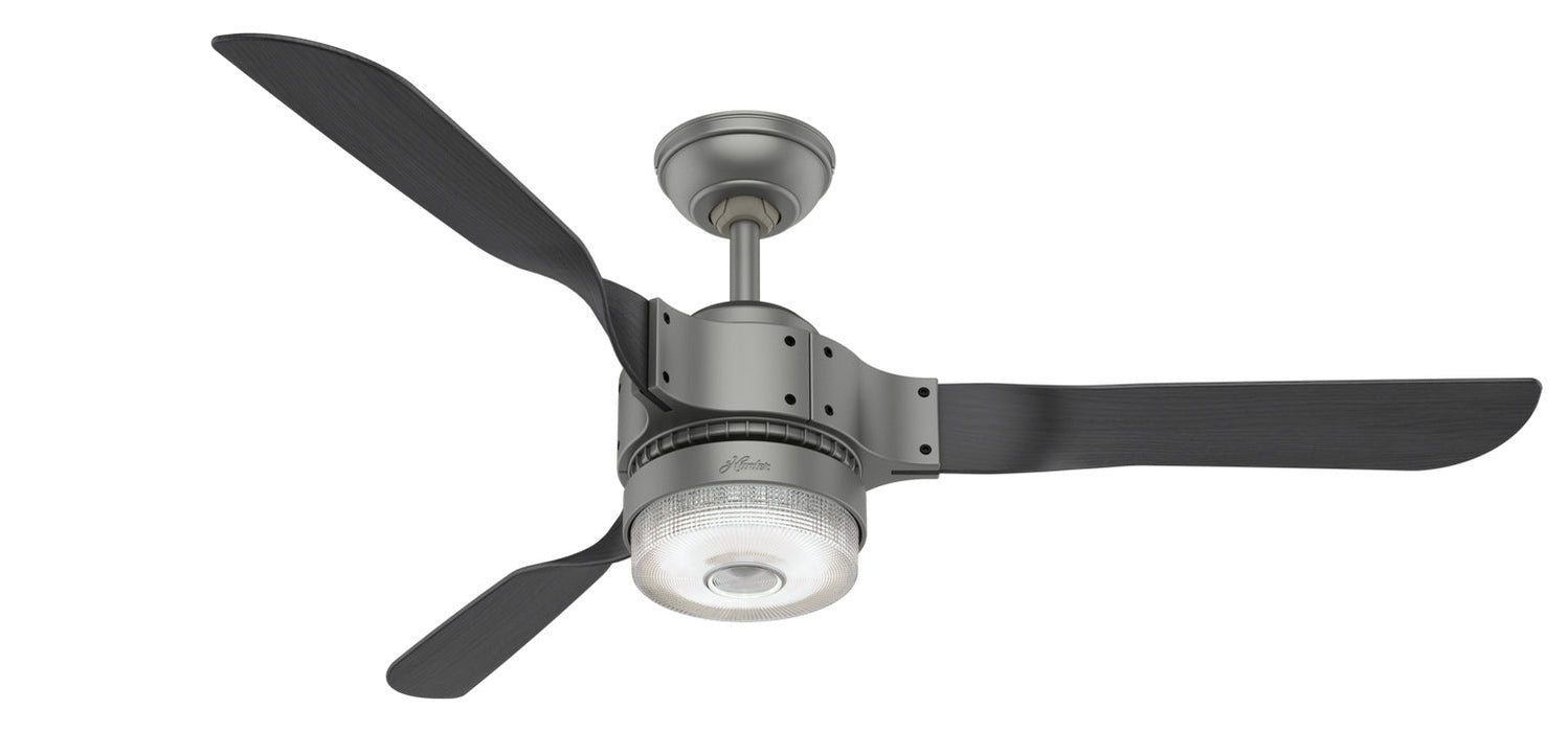 Hunter 54" Apache Ceiling Fan with LED Light Kit and Handheld Integrated Control System