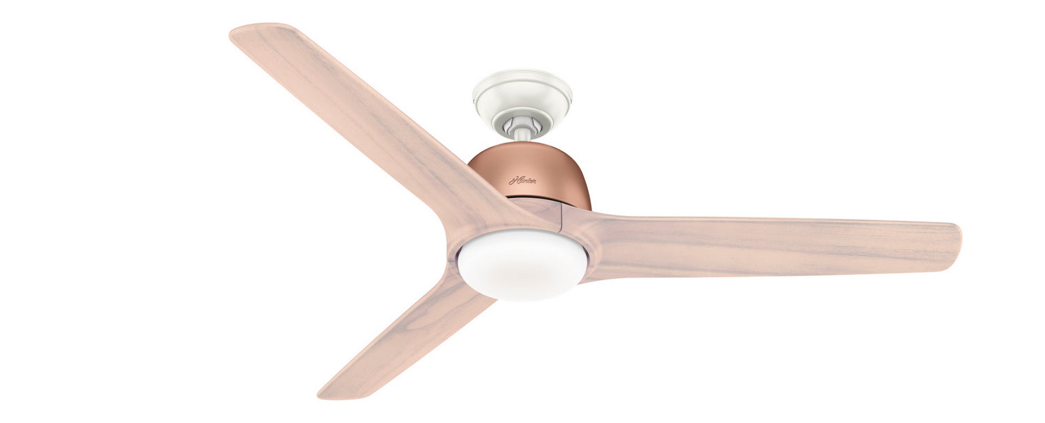 Hunter 54" Norden Ceiling Fan with LED Light Kit and Handheld Integrated Control System