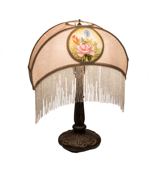Meyda Tiffany - 201865 - One Light Table Lamp - Reverse Painted - Antique,Mahogany Bronze
