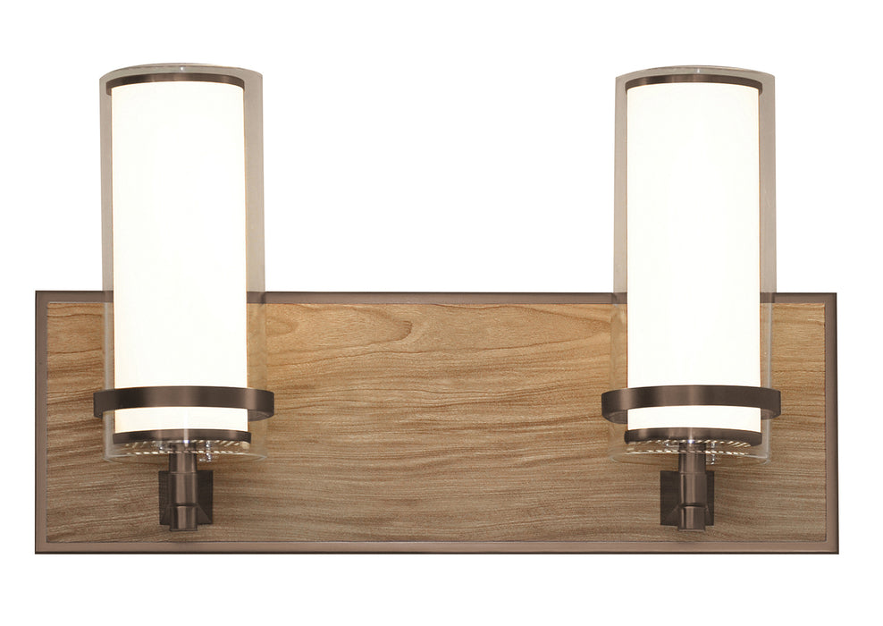 AFX Lighting - RNV15081200L30D1RB - LED Vanity - Arden - Oil-Rubbed Bronze & Walnut