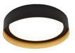 AFX Lighting - RVF162600L30D1BKGD - LED Flush Mount - Reveal - Black & Gold