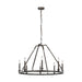 Generation Lighting - F3214/8SMS - Eight Light Chandelier - Landen - Smith Steel