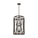 Generation Lighting - F3223/6DA - Six Light Hanging Shade - Patrice - Deep Abyss