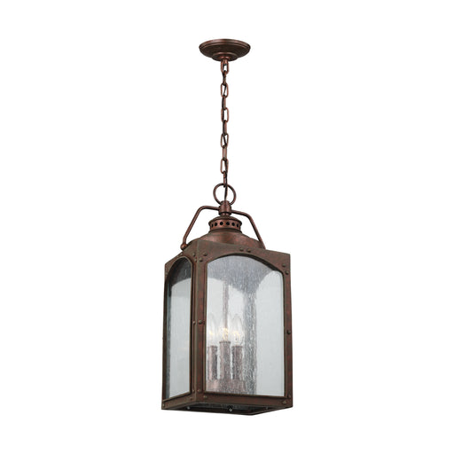 Generation Lighting - OL14374CO - Three Light Hanging Lantern - Randhurst - Copper Oxide
