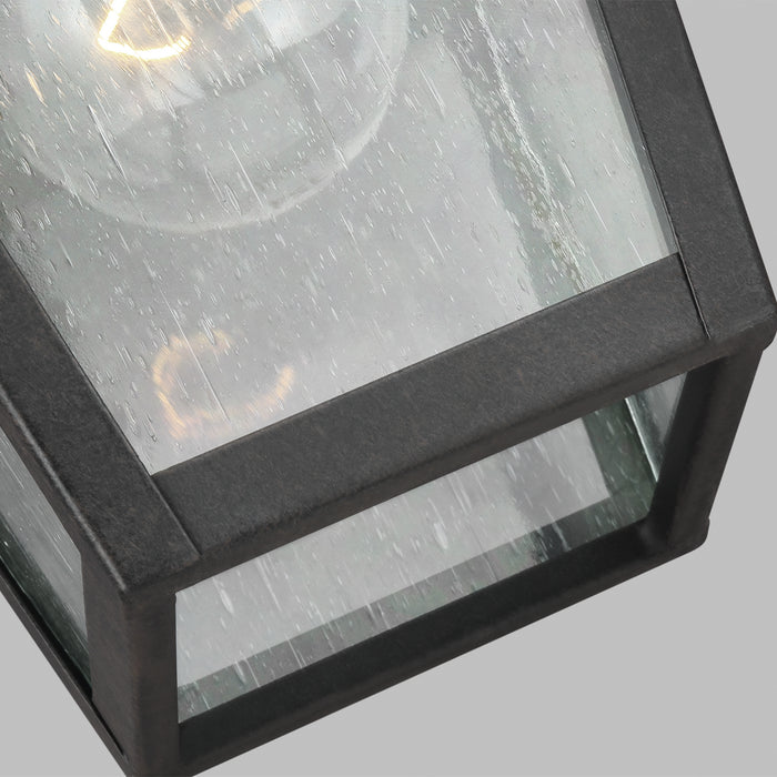 One Light Lantern from the Galena collection in Sable finish