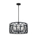 Generation Lighting - OLF3222/5DWZ - Five Light Outdoor Chandelier - Patrice - Dark Weathered Zinc