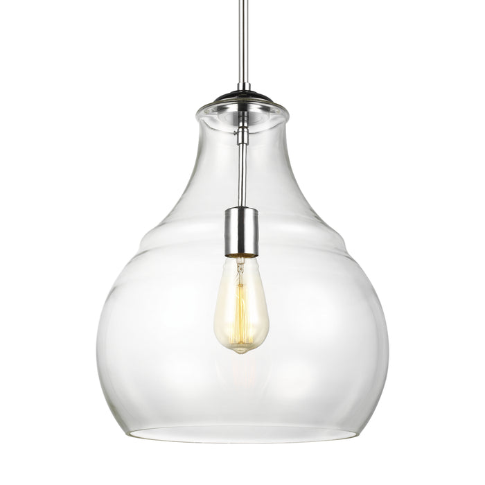 One Light Pendant from the ZOLA collection in Chrome finish