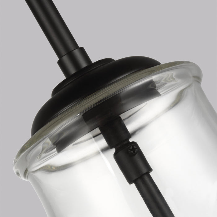 One Light Pendant from the ZOLA collection in Oil Rubbed Bronze finish