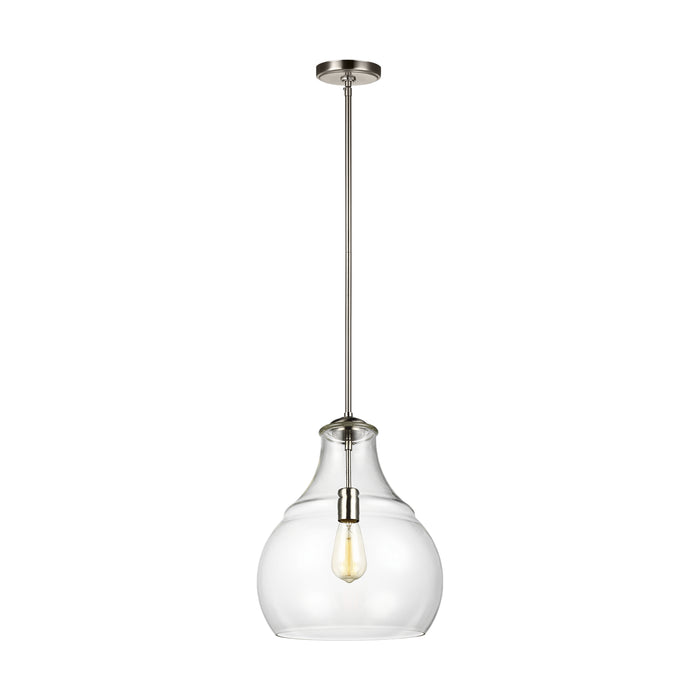 Generation Lighting - P1483SN - One Light Pendant - ZOLA - Satin Nickel