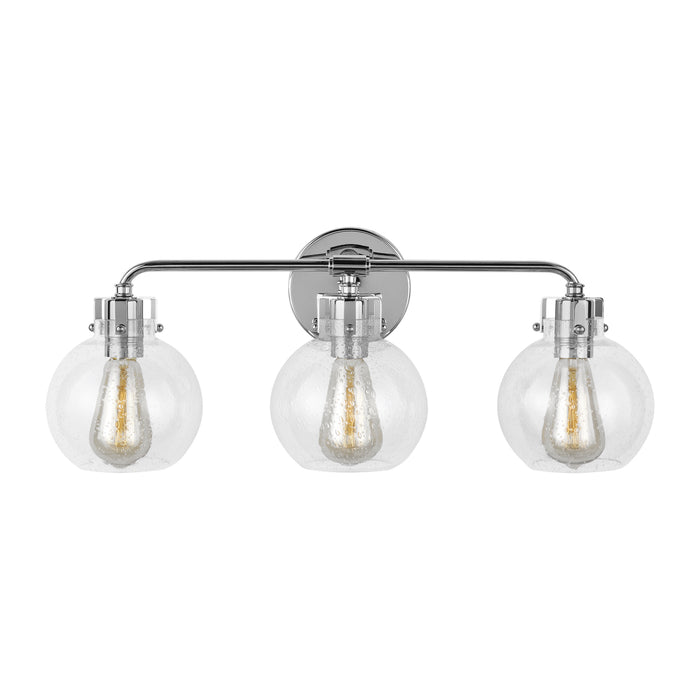 Generation Lighting - VS24403CH - Three Light Vanity - Clara - Chrome