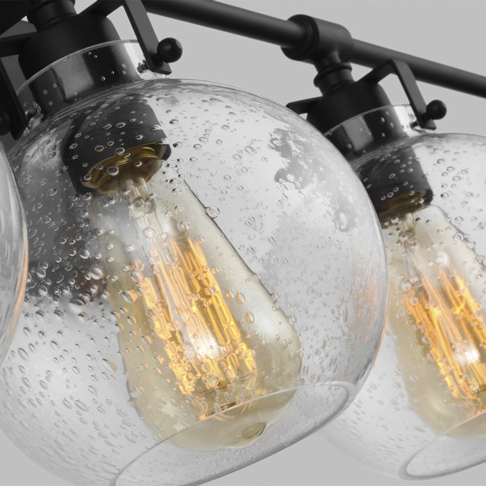 Five Light Vanity from the Clara collection in Oil Rubbed Bronze finish