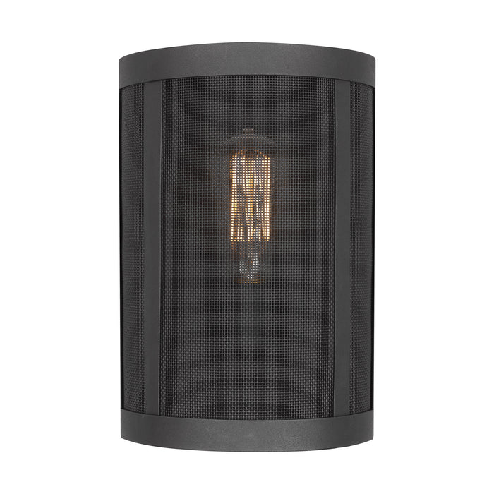 One Light Wall / Bath Sconce from the Gereon collection in Black finish