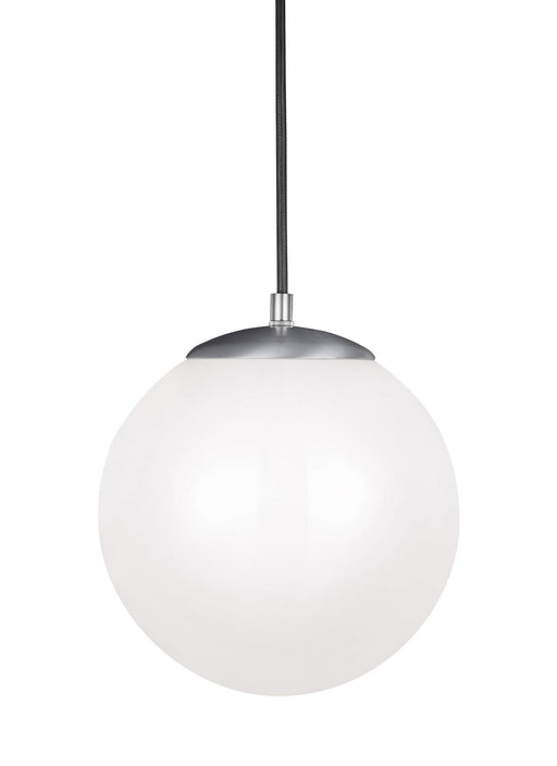 Generation Lighting - 602093S-04 - LED Pendant - Leo-Hanging Globe - Satin Aluminum
