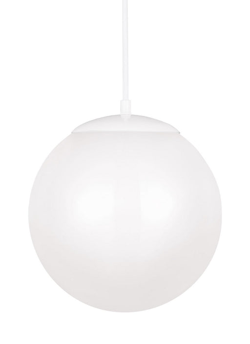 Generation Lighting - 602293S-15 - LED Pendant - Leo-Hanging Globe - White