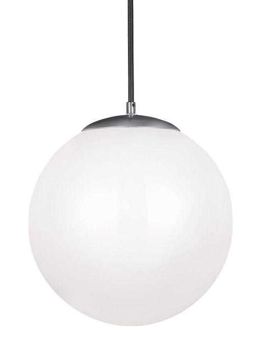 Generation Lighting - 602493S-04 - LED Pendant - Leo-Hanging Globe - Satin Aluminum