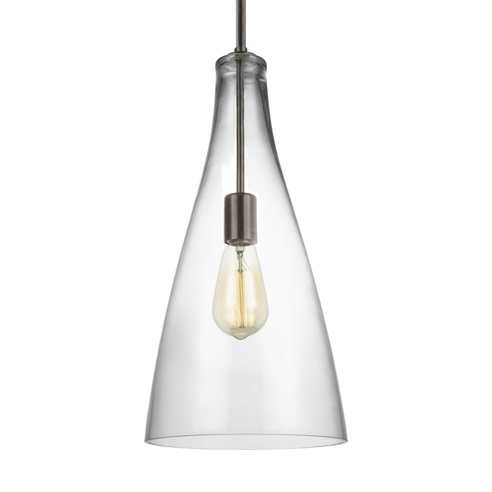 One Light Pendant from the Arilda collection in Bronze finish