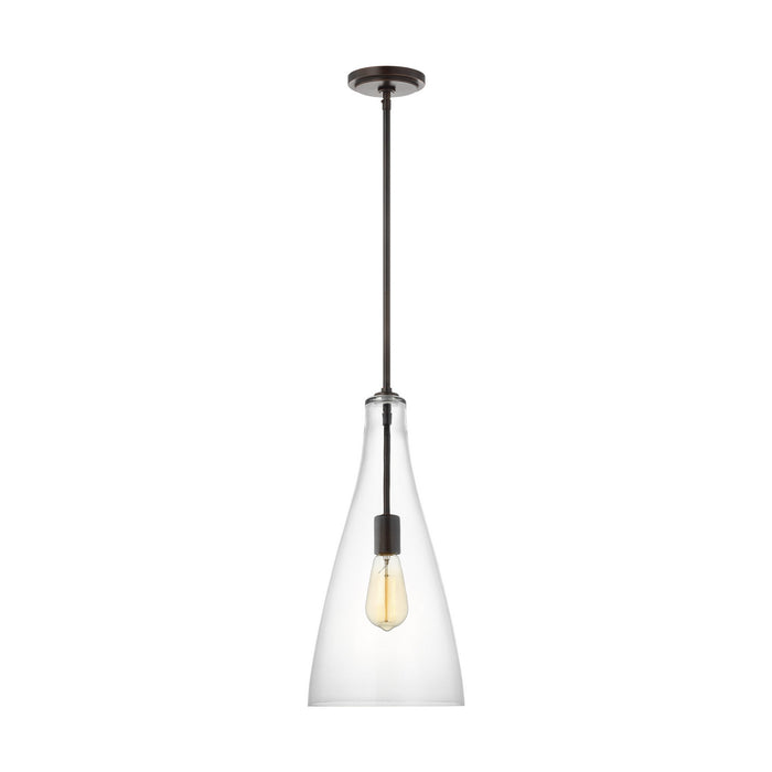 Generation Lighting - 6537001-710 - One Light Pendant - Arilda - Bronze