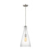 Generation Lighting - 6537001-962 - One Light Pendant - Arilda - Brushed Nickel