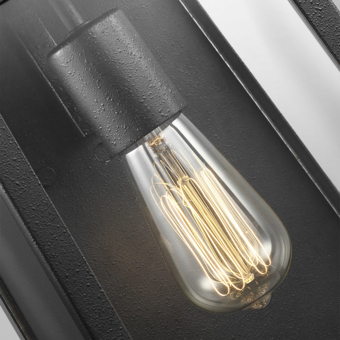 One Light Outdoor Wall Lantern from the Marinus collection in Black finish