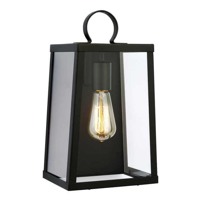 One Light Outdoor Wall Lantern from the Marinus collection in Black finish