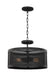 Generation Lighting - 7728502-12 - Two Light Semi-Flush Convertible Pendant - Gereon - Black