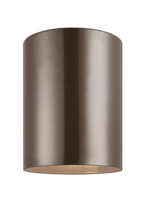 Generation Lighting - 7813897S-10 - LED Flush Mount - Outdoor Cylinders - Bronze