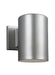 Generation Lighting - 8313897S-753 - LED Outdoor Wall Lantern - Outdoor Cylinders - Painted Brushed Nickel