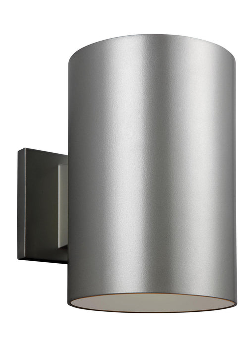 Generation Lighting - 8313997S-753 - LED Outdoor Wall Lantern - Outdoor Cylinders - Painted Brushed Nickel