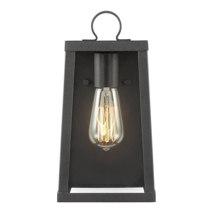 One Light Outdoor Wall Lantern from the Marinus collection in Black finish